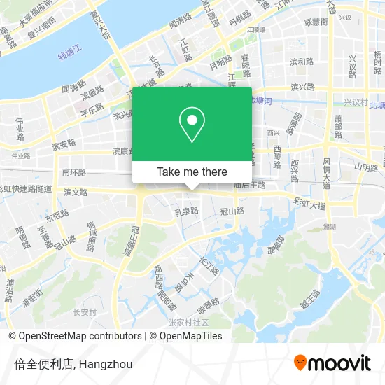 倍全便利店 map