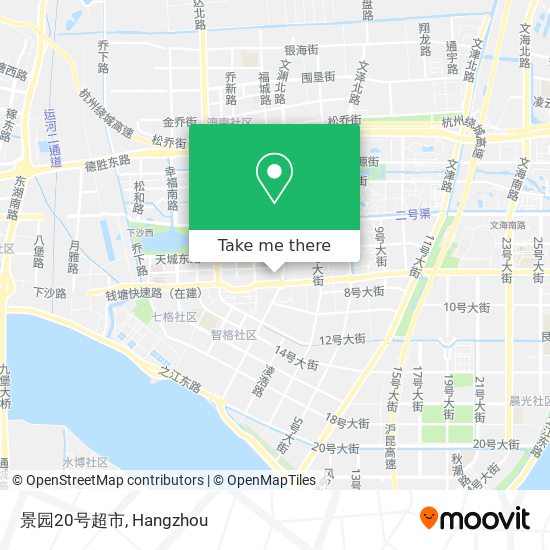 景园20号超市 map