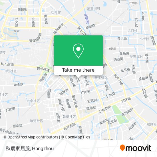 秋鹿家居服 map