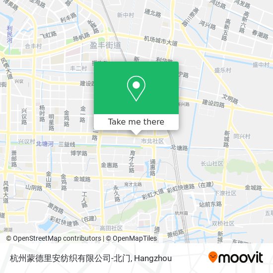 杭州蒙德里安纺织有限公司-北门 map