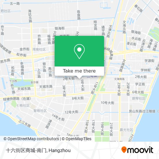 十六街区商城-南门 map