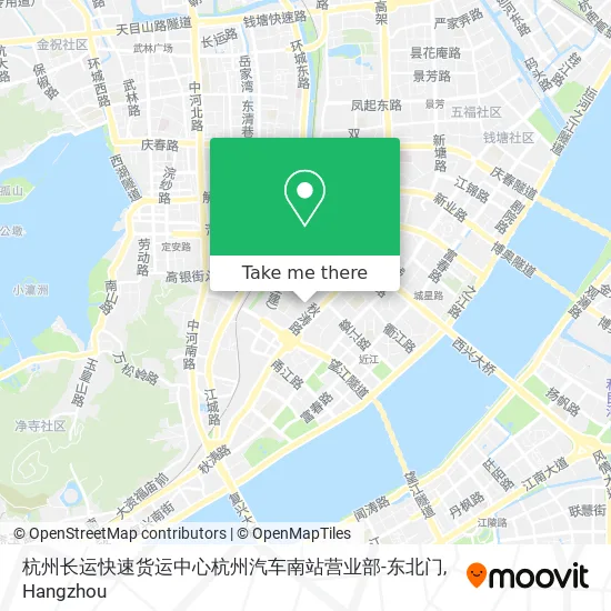 杭州长运快速货运中心杭州汽车南站营业部-东北门 map