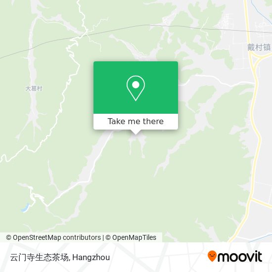 云门寺生态茶场 map
