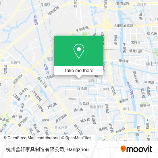 杭州善轩家具制造有限公司 map