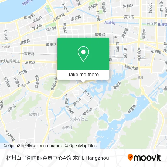 杭州白马湖国际会展中心A馆-东门 map