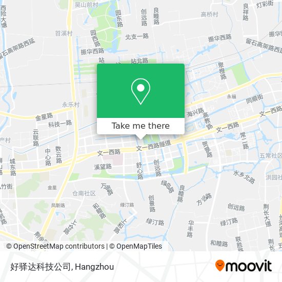 好驿达科技公司 map