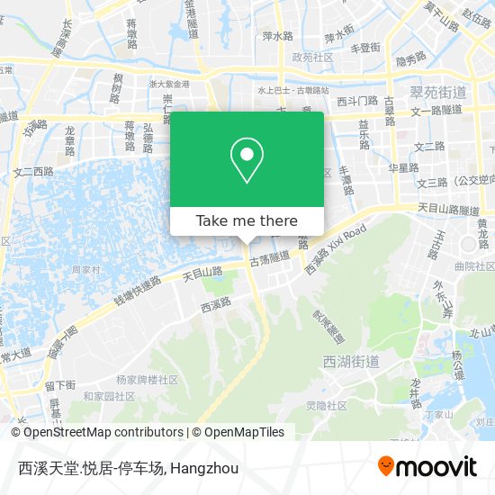 西溪天堂.悦居-停车场 map