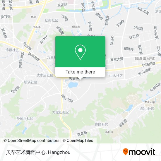 贝蒂艺术舞蹈中心 map
