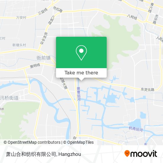 萧山合和纺织有限公司 map
