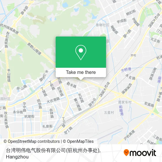 台湾明伟电气股份有限公司(驻杭州办事处) map