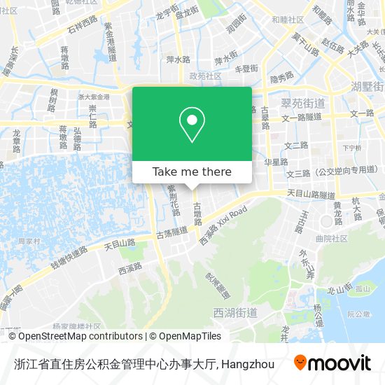 浙江省直住房公积金管理中心办事大厅 map