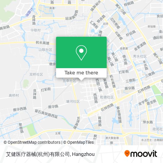 艾健医疗器械(杭州)有限公司 map