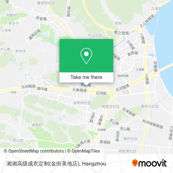 湘湘高级成衣定制(金街美地店) map
