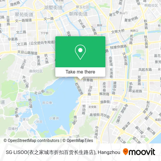 SG·LISOO(衣之家城市折扣百货长生路店) map