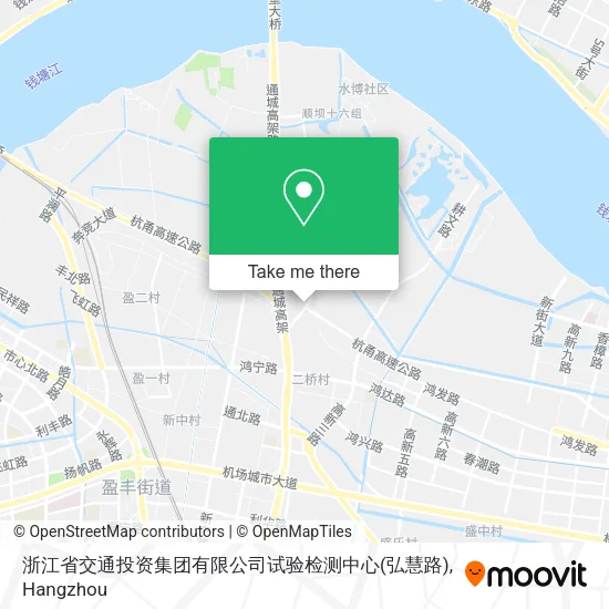 浙江省交通投资集团有限公司试验检测中心(弘慧路) map