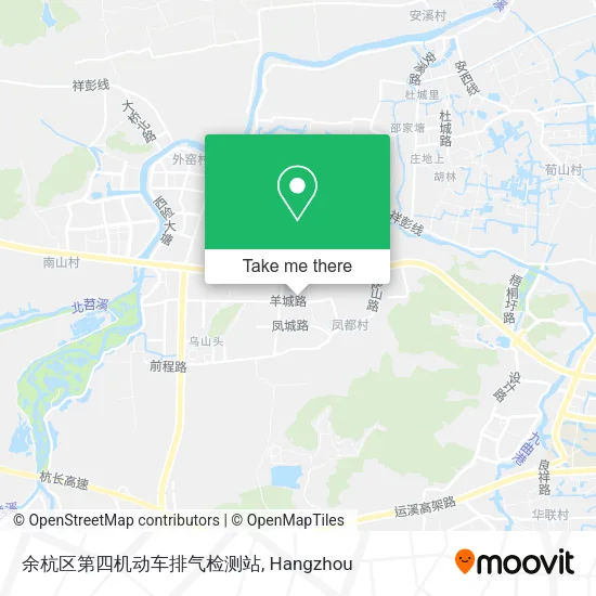 余杭区第四机动车排气检测站 map