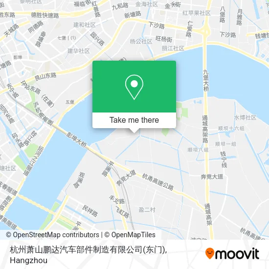杭州萧山鹏达汽车部件制造有限公司(东门) map