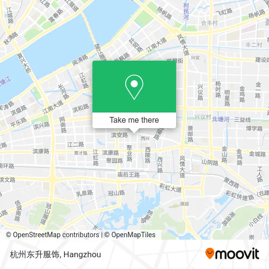 杭州东升服饰 map