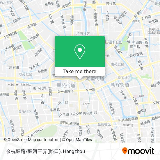 余杭塘路/塘河三弄(路口) map