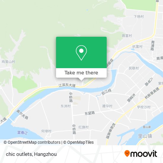 chic outlets map