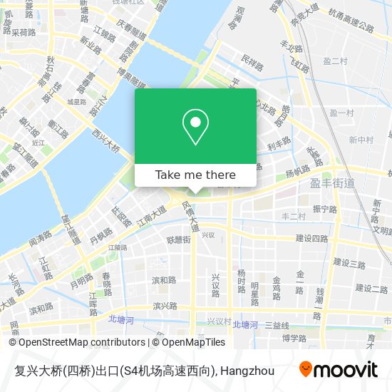复兴大桥(四桥)出口(S4机场高速西向) map