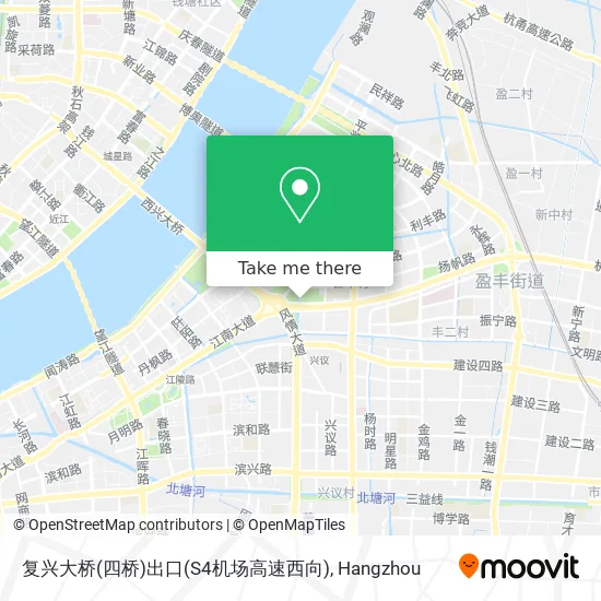 复兴大桥(四桥)出口(S4机场高速西向) map