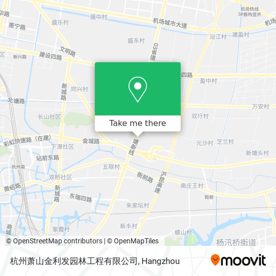 杭州萧山金利发园林工程有限公司 map