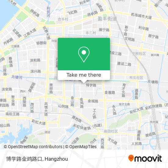 博学路金鸡路口 map