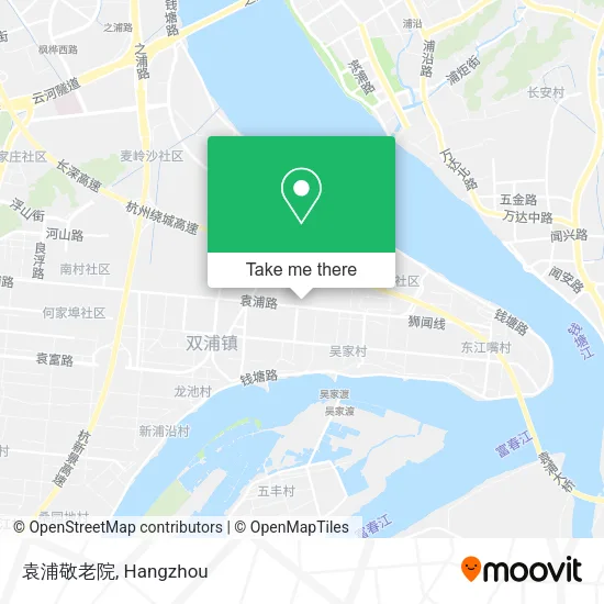 袁浦敬老院 map