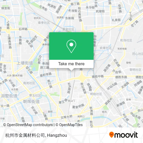 杭州市金属材料公司 map