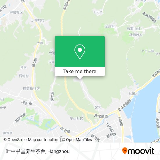 叶中书堂养生茶舍 map