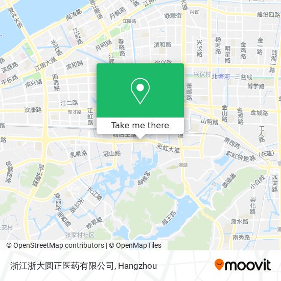 浙江浙大圆正医药有限公司 map