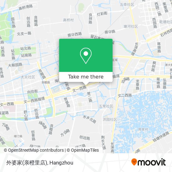 外婆家(亲橙里店) map