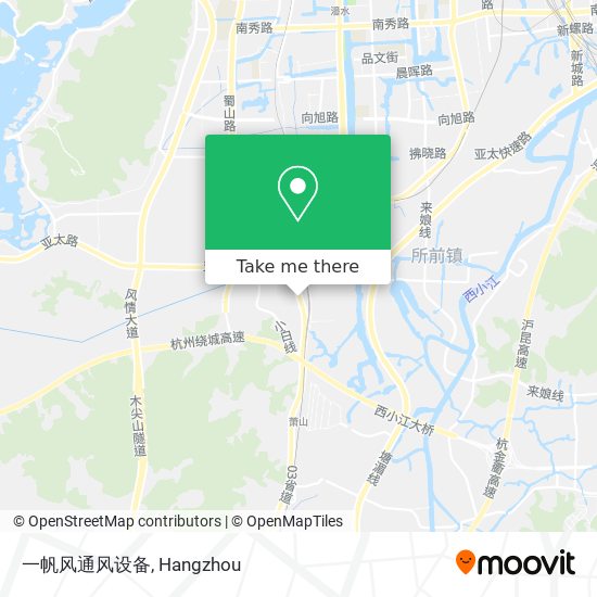 一帆风通风设备 map