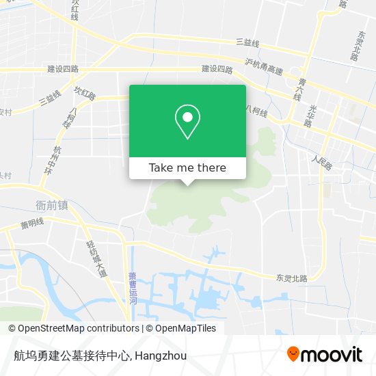 航坞勇建公墓接待中心 map