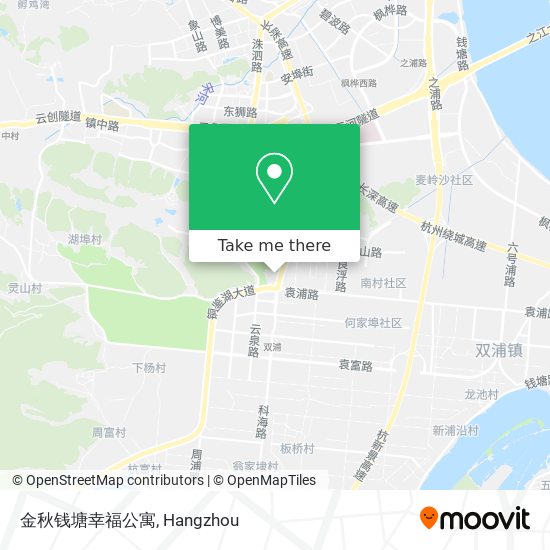金秋钱塘幸福公寓 map