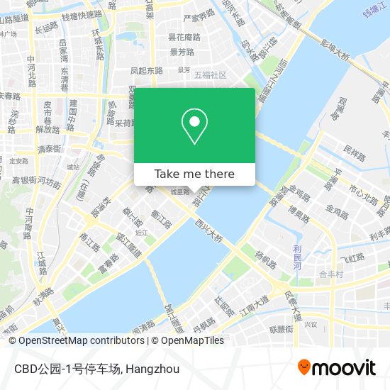 CBD公园-1号停车场 map