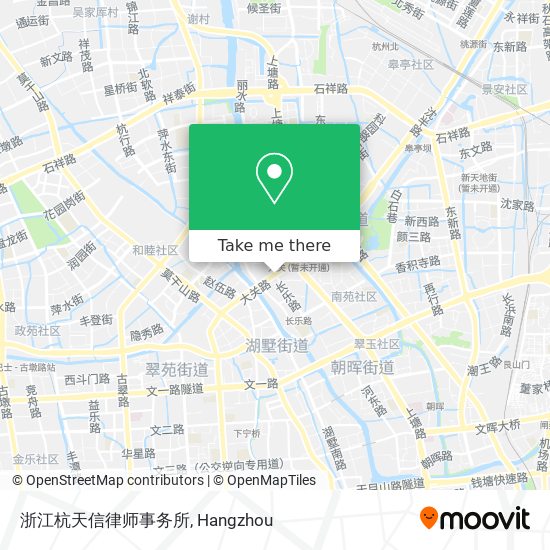 浙江杭天信律师事务所 map