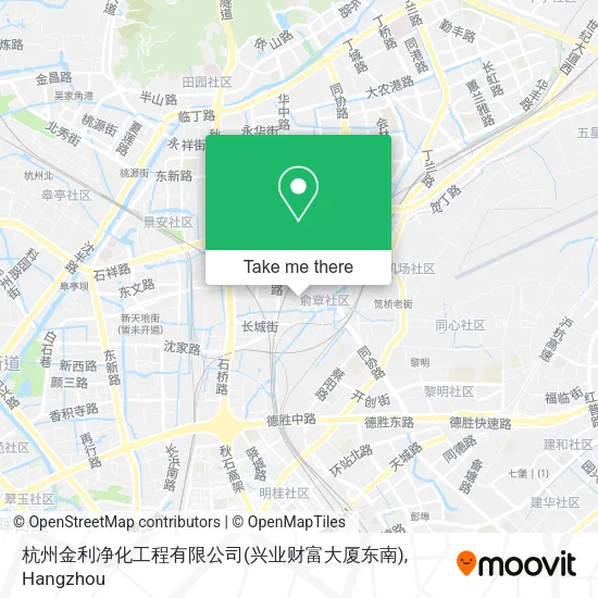 杭州金利净化工程有限公司(兴业财富大厦东南) map