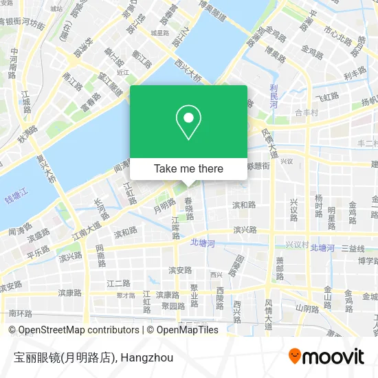 宝丽眼镜(月明路店) map
