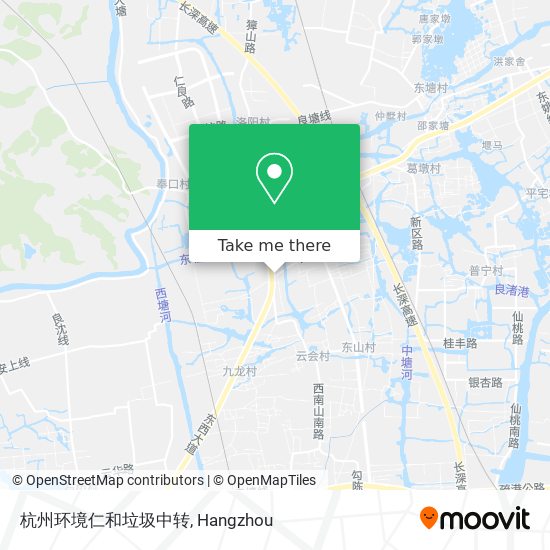 杭州环境仁和垃圾中转 map