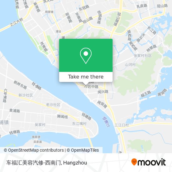 车福汇美容汽修-西南门 map