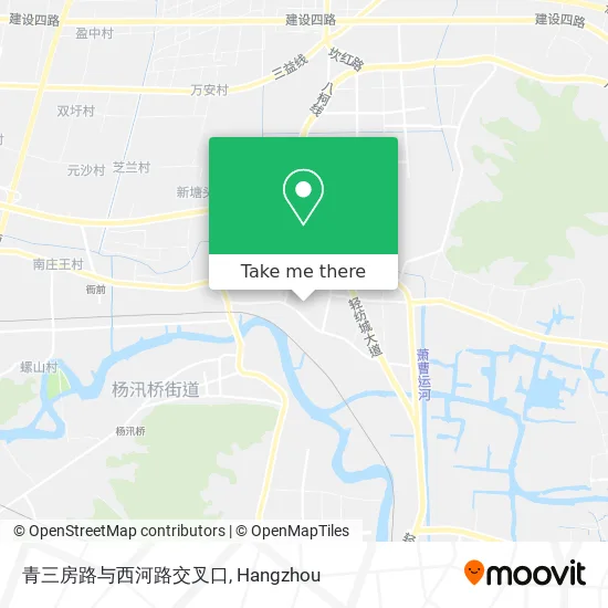 青三房路与西河路交叉口 map