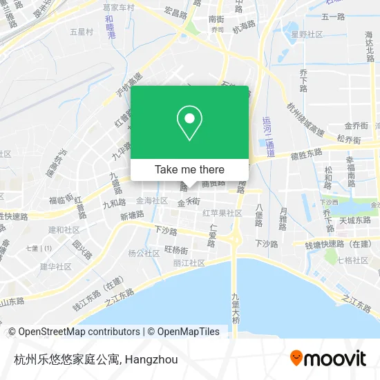 杭州乐悠悠家庭公寓 map