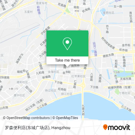 罗森便利店(东城广场店) map