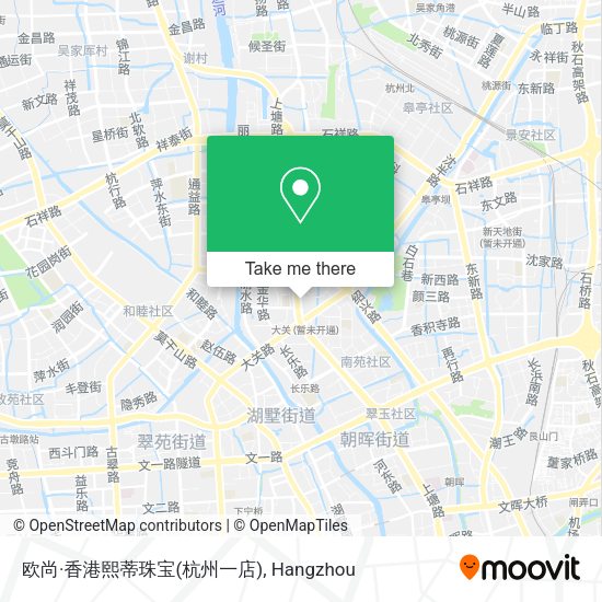欧尚·香港熙蒂珠宝(杭州一店) map