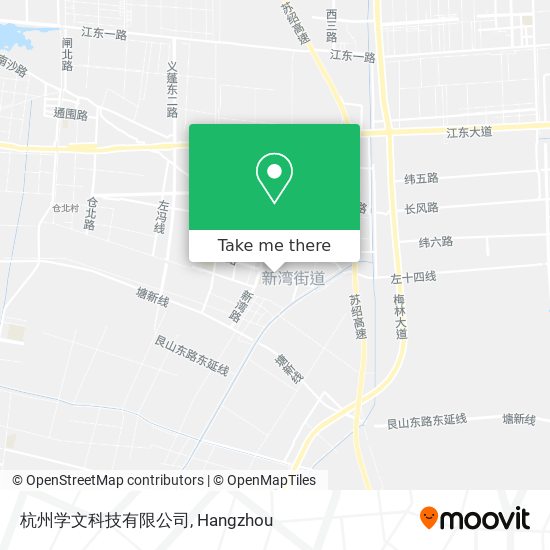 杭州学文科技有限公司 map