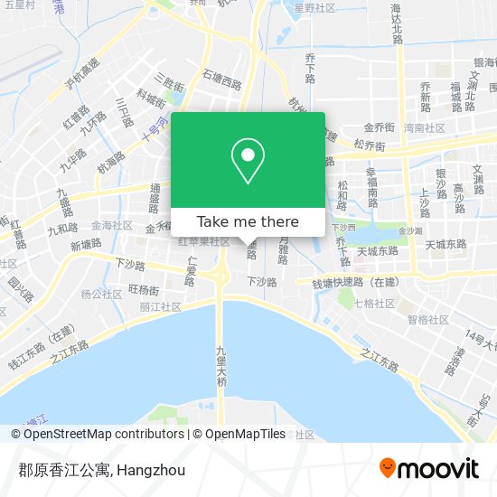 郡原香江公寓 map