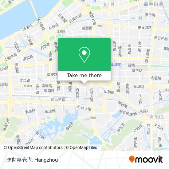 澳世嘉仓库 map