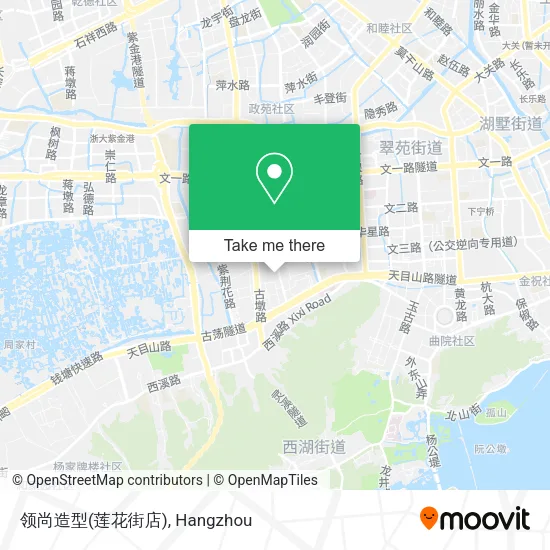 领尚造型(莲花街店) map